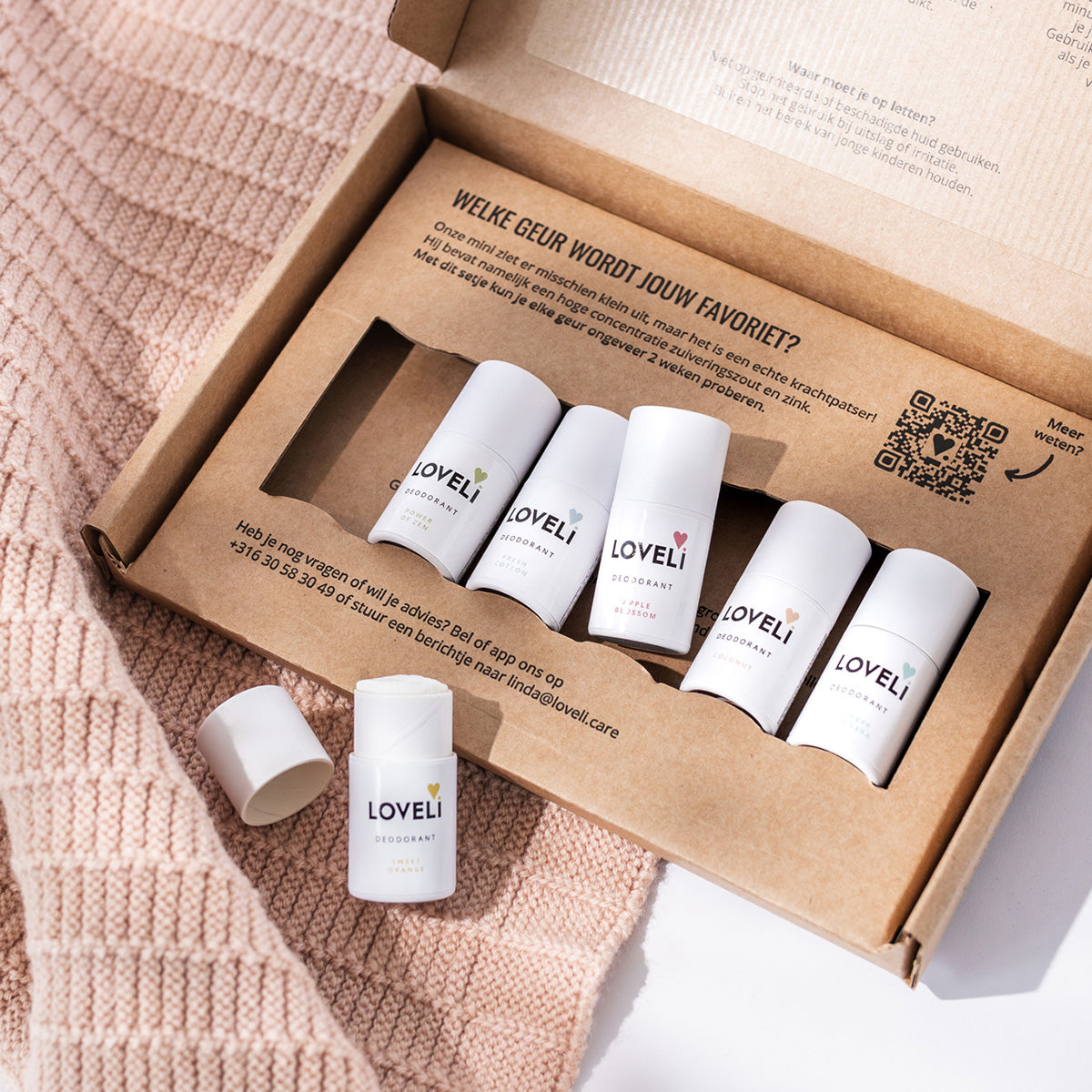 Set deodorant mini’s