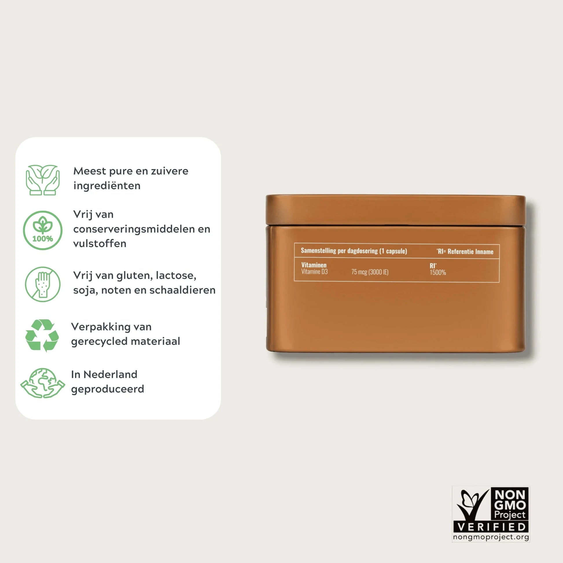 Vitamine D+ 120 capsules